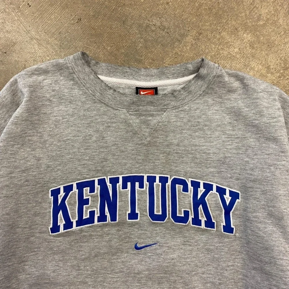 Vintage University of Kentucky Wildcats 90s Nike Center Swoosh Crewneck Size XL